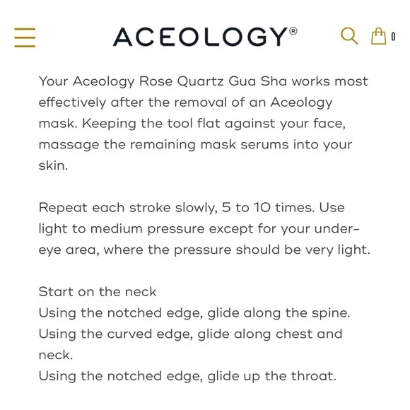 ACEOLOGY | Rose Quartz Gua Sha Facial Massager - Picture 6 of 13